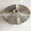 TD05H 59.05/76.13mm 7+7 blades Forward Turbo Billet/milling/aluminum 2618 compressor wheel