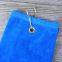 Wholesale blue hand towel velvet pile golf towels with clip