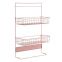 3 Layers Iron Storage Shelf Rack with Hooks for Bedroom & Kitchen Storage Rack Behind The Door