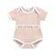 RTS  Ribbed Baby Romper Toddler Boy Clothes Baby Boy Clothing