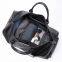 black leather big size durable travel bags