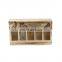 Customized luxury natural color handmade paulownia wooden gift box with sliding lid