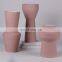 Modern Handmade Creative Giorgio Morandi  Pink  Ceramic Vase Porcelain Vase For Home Decoration