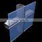 Easy installation unitized aluminum tempered glass curtain wall