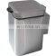 3L/5L/12L Metal simple pedal bin bathroom household trash bin  stainless steel trash can