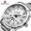 Naviforce 9038 Men Quartz Watches Luxury Sport Waterproof Watches Men's Stainless Steel Wristwatches