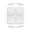 Physiotherapy electrode sheet
