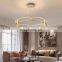 Indoor Hotel LED Pendant Lamp Bedroom Ceiling Hanging Light Indoor Decorative Aluminum Bedroom Chandelier