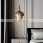 Nordic Style Modern Glass LED Pendant Light For Living Room Bedroom Aisle Loft Decoration Chandelier