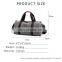 Workout Men Women Gym Bag With Shoe Compartment Sports Custom Print Logo Shoes Gym Duffle Bag