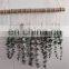 Hot Selling Solid Wood Boards Customized Wooden Crafts Wall Hanging Eucalyptus Hanger For Decoration