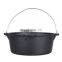 cooking pot outdoor dutch oven, cast iron cauldron, iron casting camping pot