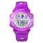 skmei kids 1451 rubber led watch digital slap kids watch carton light blue