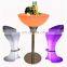 glowing cocktail event party wedding led bar tables and chairs christmas festival party light led bar table lamp