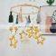 Hot Sale Macrame Star and Moon Baby Mobile, Mustard Neutral Baby Mobile Handmade Crib Mobile Vietnam Supplier