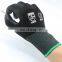 Custom Logo13G Knitted CE EN388 Black Labor Nitrile Coating Mechanical Gardening Work Safety Gloves