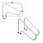 Customized Swimming Pool Accessories Handrail Steel 304 and 316 Swimming Pool Ladder Swimming Pool Handrail