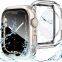 Smart Watch Cover PC Waterproof IPX8 case Tempered Glass Screen Protector for Apple Iwatch Series 7 6s Series  41mm 45mm