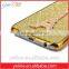 Diamond eiffel tower glitter print cellphone case