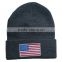 Design your own custom fashion mens knit winter hat