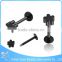 Cool Black Steel Dice Crystals Body Piercing Labret Ring