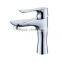Bathroom design wash basin faucet brass body zinc alloy handle