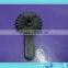 Plastic gears for opposite blade damper