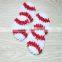 3 inch chiffon baseball flower for teen