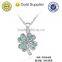 wholesale women temperamental fashion crystal ballerina pendant necklace