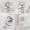 New fashion design italian jewelery for girl pearl brooch designer scarf brooch pin wholesale china B0076