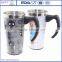 High quality 450ml Stainless Steel Travel Mug Paper Insert Coffee Tumbler With Handle