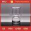 New style flower vase display glass hourglass vase decor