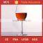 Strict control smoke colored cheap glassware wine glass