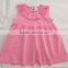 Top Fashion Remake designer kids clothes girls ruffle top sleeveless red fancy tops for girls