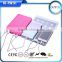 high quality portable 5v 4 usb outputs external charger square