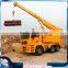 1:20 model crane, 27MHz 10-channel toy crane truck with lights&sounds, manipulation platform 360-degree rotation