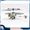 EXCELLENT QUALITY metal gravity helicopter 3 channel rc helicopter in long distance with gyro& USB cable