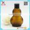 wholesale 30ml amber calabash glass medicine bottle