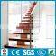 modular mono stringer indoor modern metal wood stairs design