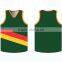 newest style navy blue white color polyester sport traning vest