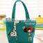 Hot sale pula girl printing canvas coin purse with handle made in china