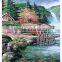 Fabric embroidered decoration wall tapestry hanging
