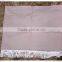 Decorative gobelin tapestry with stick pocket for wall hanging