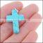 Six color Natural Stone quartz cross necklace For Women Crystal Gem Stone Quartz Necklace                        
                                                Quality Choice