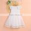 New arrival flower bowknot decorated multi-layer lace dress wholesale beautiful girls puffy dresses for kids
