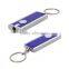 Promotional Gift Cheapest PVC LED Mini Keyring Flashlight with Branding