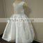 Baby Girls Party Wear Dress White Satin Fabric Child Dresses Of Party For Grils Of 10 to 15 Years