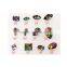 3D Nail Art DIY Decoration Luxury Crystal Colorful Flame Round & Rhombus Pattern Rhinestone & Decoration For Manicure Tools