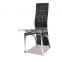 Z608-1 Hot Sale Black Cheap Modern High Back Dining Chairs