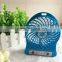 plastic air battery power portable cooling travel handheld usb small mini rechargeable fan